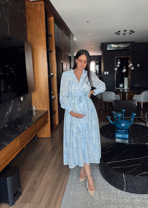vestido tipo zimmermann baby blue