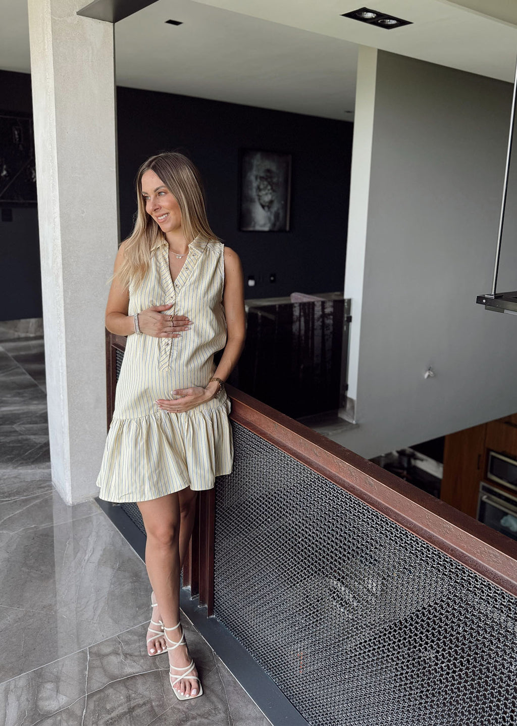 Vestido camisero butter yellow